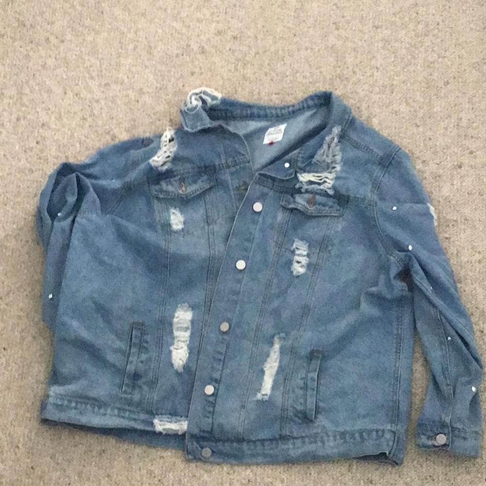 Ripped Denim Jacket